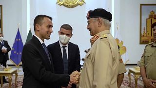 Libya's presidential council receives Italian foreign Minister Luigi Di Maio 