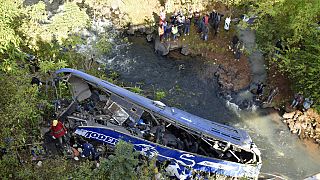 Kenya: 41 passengers rescued after floodwaters swept a bus off a bridge