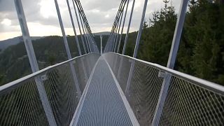 World's longest suspension bridge opens in Czech Rep