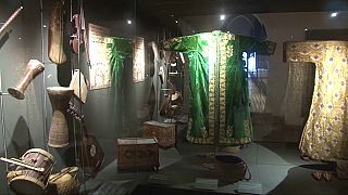 A restored ancient museum palace showcases treasures from the Islamic world