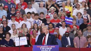 Donald Trump goes on the offensive describing Kamala Harris as "evil"