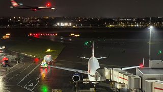 Plane lands at Heathrow as airport resumes limited operations following fire 