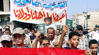 Hopes for displaced Palestinian families in Egypt to return to Gaza