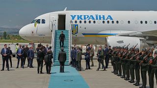 Ukrainian president Volodymyr Zelenskyy arrives in Turkey for talks