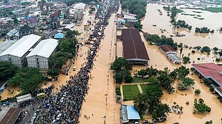 Dozens dead, homes destroyed in flooding in the DR Congo capital