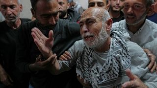At least ten palestinians were freed by Israel after dentention in Gaza prison