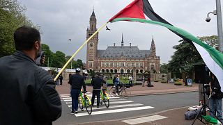 Demonstrators angry at ICJ's decision to dismiss Sudan's genocide case against UAE