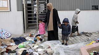 Tunisian police dismantle refugee camp outside UNHCR headquarters in Tunis
