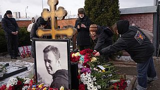 Russia: foreign ambassadors mark one-year anniversary of opposition leader Navalny's death