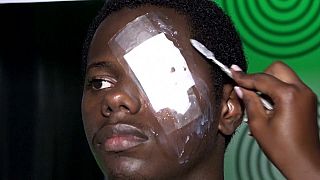 Young Ugandans train as make up artists for film industry