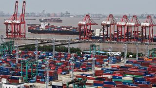 China's exports jump 12.4% and imports fell as Trump pushed US tariffs higher 